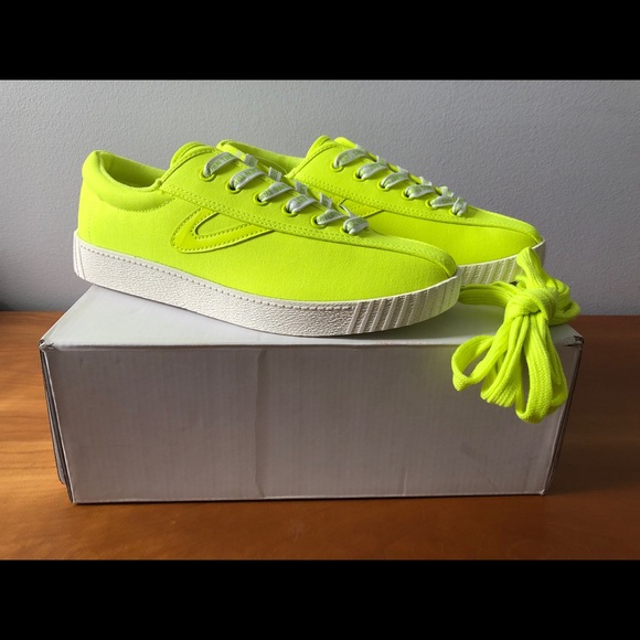 yellow tretorn shoes